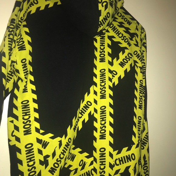 Moschino caution ⚠️ tape hoodie - Picture 2 of 3